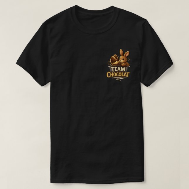 Camiseta Tee Shirt homme Team Chocolat (Diseño del anverso)