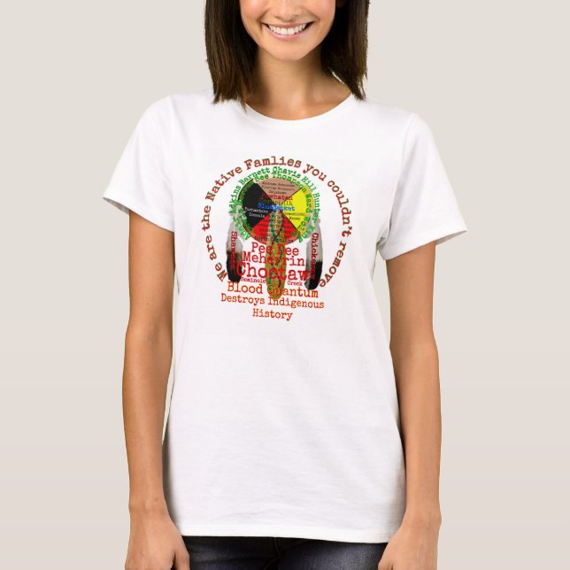 Camiseta Tee Shirt Indigenous Families Totem (Anverso)