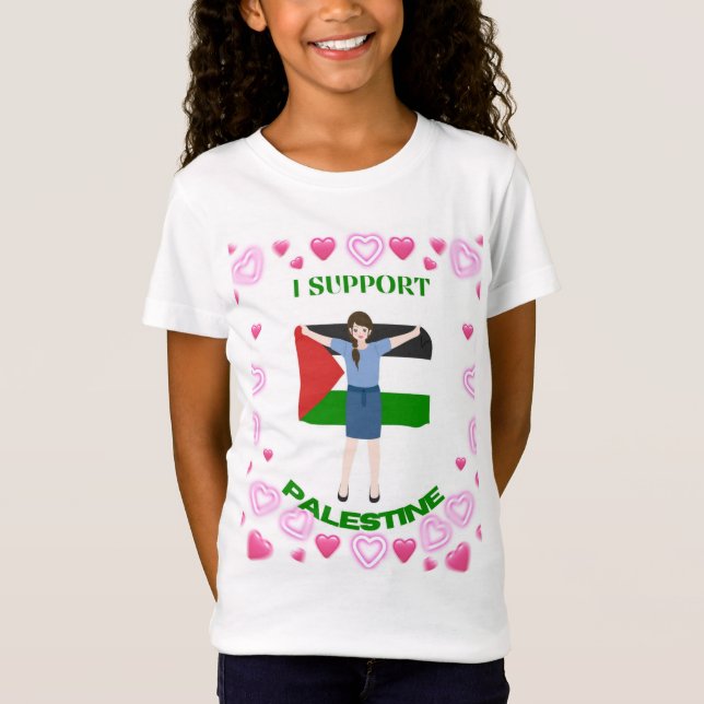Camiseta tee(shirt je supporte palestina (Anverso)
