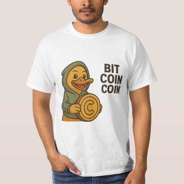Camiseta Tee-shirt To the Moon ou à l’Étang – Humour crypto (Anverso)