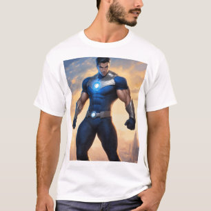 Camiseta Tee superhéroe de gravedad y magnetismo