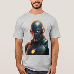 Camiseta Tee superhéroe de manipulador metalizado