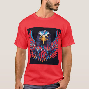 Camiseta "Tee triunfal de águila cristal"