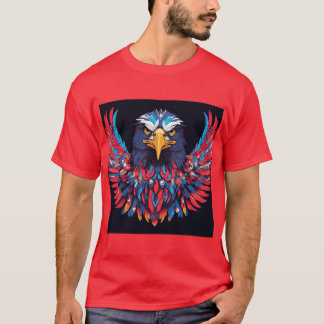 Camiseta "Tee triunfal de águila cristal"