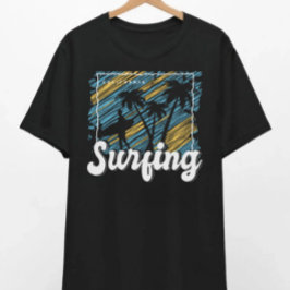 Camiseta Tee Unisex de Surfing de California