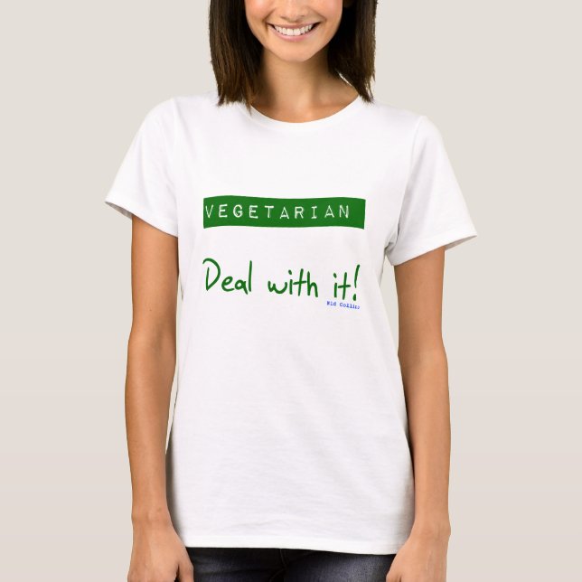 Camiseta Tee vegetariano (Anverso)