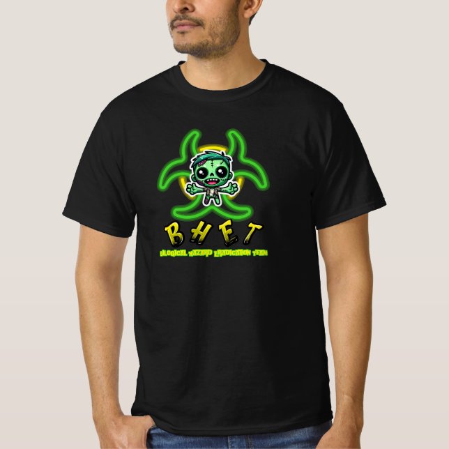 Camiseta Tee. zombie divertido (Anverso)
