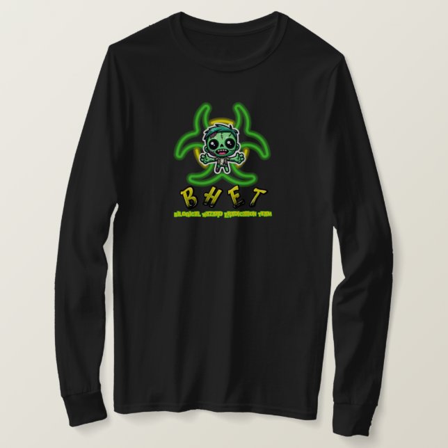 Camiseta Tee. zombie divertido (Anverso del diseño)