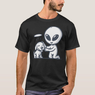Camiseta Teedo gráfico de amigos de ultramar Ufo Shirt Retr