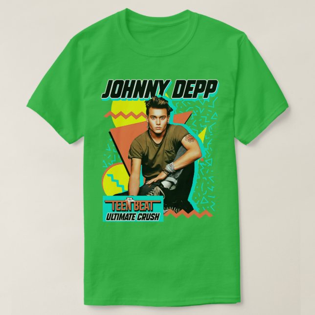 Camiseta TEEN BEAT Ultimate Crush Depp (Diseño del anverso)