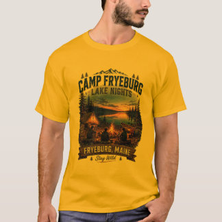 Camiseta Teen Camp Fryeburg Lake Nights
