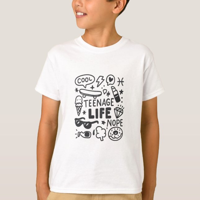 Camiseta Teen life  (Anverso)