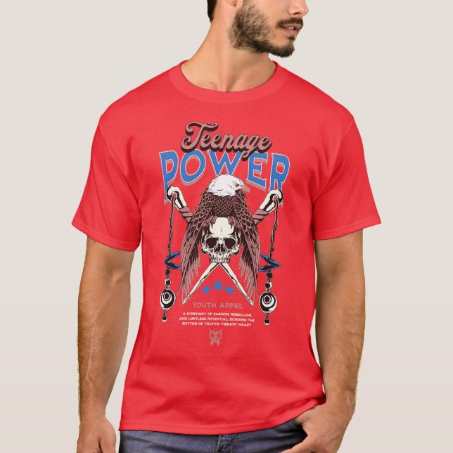 CAMISETA TEENAGE POWER (Anverso)