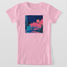 teenager sitting on the window lofi style