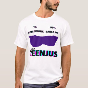 Camiseta TeenJus – Uniforme Oficial de Sarcasmo"