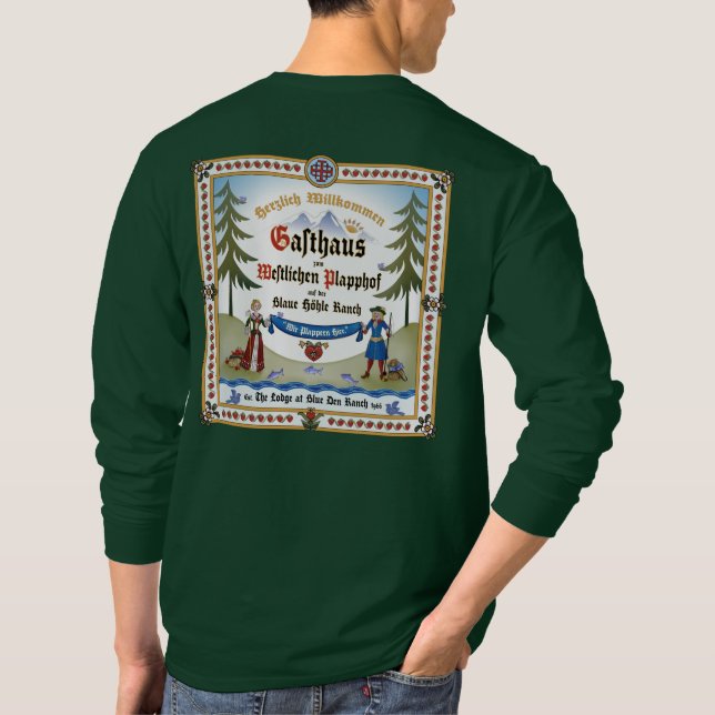 Camiseta Tees Back & Pocket Print ~ Señal Lodge (Reverso)