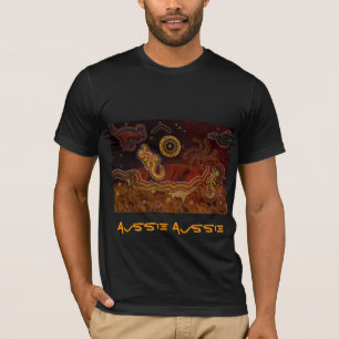 Camiseta Tees de calor del desierto aborigen australiano