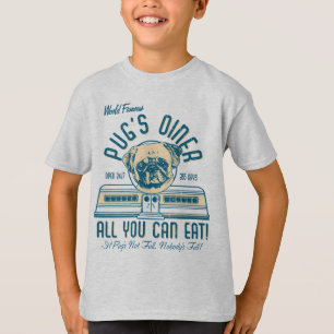 Camiseta Tees de comida para niños de estilo retro vintage