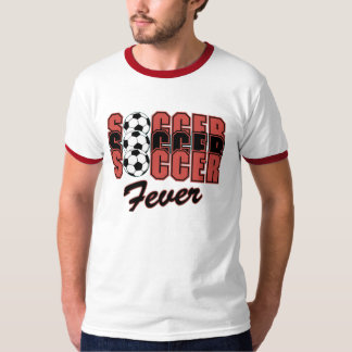 Camiseta Tees de la fiebre del fútbol