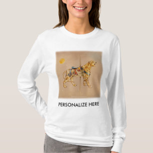 Camiseta Tees de manga larga para mujeres - Tigre de carrus