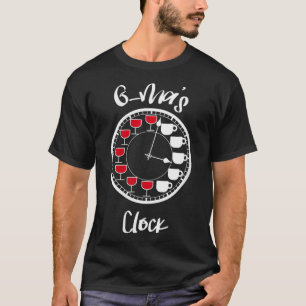 Camiseta Tees de vino y café divertidos para mujeres GMa