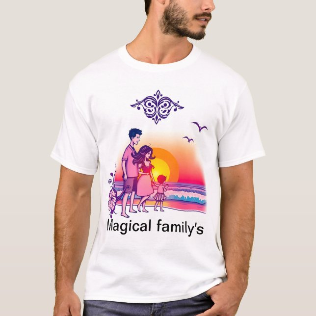 Camiseta "Tees mágicos familiares" (Anverso)