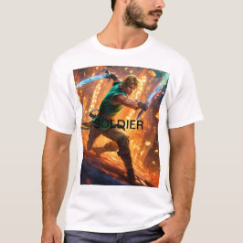 Camiseta Tees masculinos de élite de soldados: ¡estilo de m