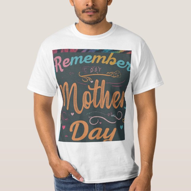 Camiseta teeshirts del día de la madre (Anverso)