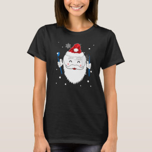 Camiseta Teeth Santa Claus Navidades De Nieve Dental Para D