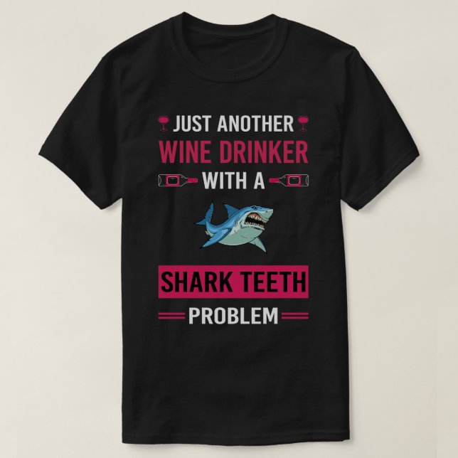 Camiseta Teeth Wine Drinker (Diseño del anverso)