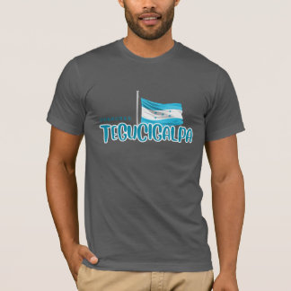 Camiseta Tegucigalpa con bandera de Honduras