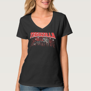 Camiseta Teguzilla Pequeña lagartija Bolsa de Gecko Blanco
