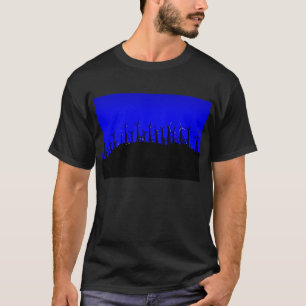 Camiseta Tehachapi Wind Farm Silhouette