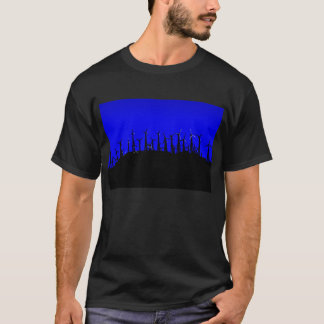Camiseta Tehachapi Wind Farm Silhouette