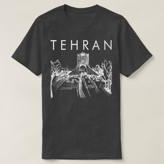 Camiseta Teherán viaja por Teherán Viaja Irán viaje a Teher (Diseño del anverso)