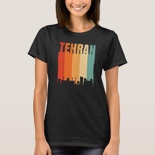 Camiseta Tehran Skyline   (Anverso)
