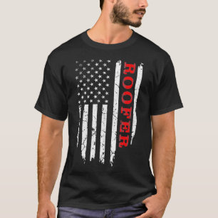 Camiseta Tejado patriótico de bandera estadounidense 4 de j