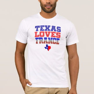 Camiseta Tejas ama Francia