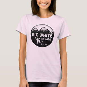 Camiseta Tejas de arte rosado de snowboard en Canadá
