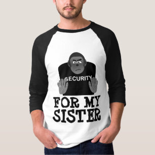 CAMISETA TEJAS DE SEGURIDAD DE HERMANOS DIVERTIDOS