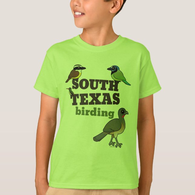 Camiseta Tejas del sur Birding (Anverso)