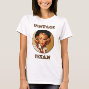Camiseta Tejas ecléctico: ¡Texan del vintage!