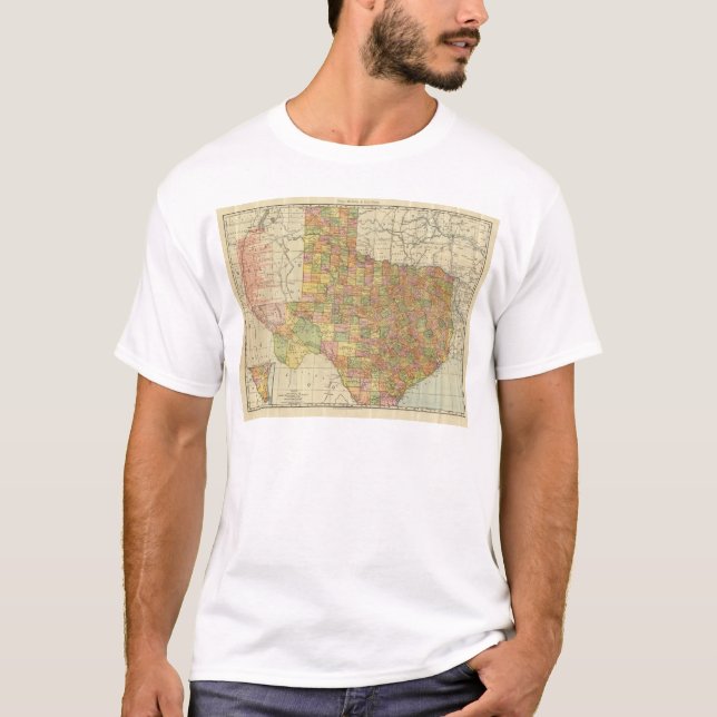 Camiseta Tejas por el rand McNally (Anverso)