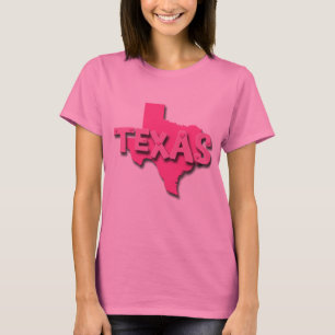 CAMISETA TEJAS ROSADO