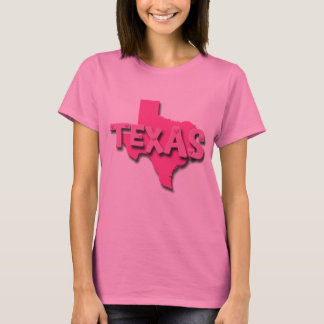 CAMISETA TEJAS ROSADO