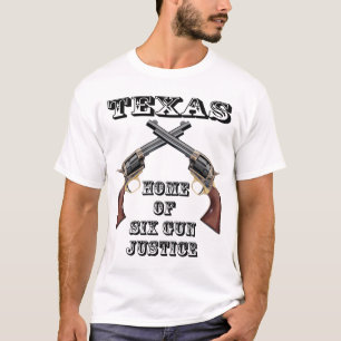Camiseta Tejas seis justicias del arma