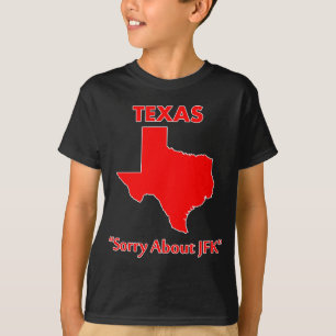 Camiseta Tejas - triste sobre JFK
