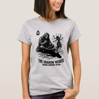 Camiseta Tejedor de Sombras Místicas Fantasía Oscura