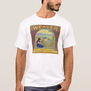 Camiseta Tejedor LabelPiru anaranjado, CA