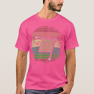 Camiseta Tejedora Retro de Ganchillo Hilo Tejedor de Punto 